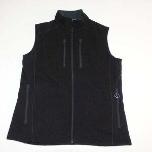 Kuhl Men's Interceptr Fleece Vest Jacket Size XL Black Zipper Front X-Large